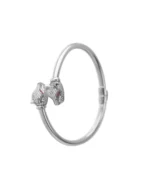 Βραχιόλι ασημένιο “πάνθηρας” με ζιρκόν