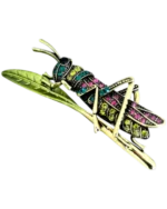 Καρφίτσα “ακρίδα” με κρύσταλλα