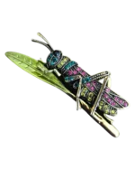 Καρφίτσα “ακρίδα” με κρύσταλλα - Image 2