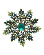 Καρφίτσα σε στύλ ρετρό με κρύσταλλα