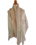 Φουλάρι με γάζα και δαντέλα boho vintage - Image 2