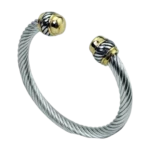 Βραχιόλι χειροπέδα απο ανοξείδωτο ατσάλι