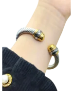 Βραχιόλι χειροπέδα απο ανοξείδωτο ατσάλι - Image 3