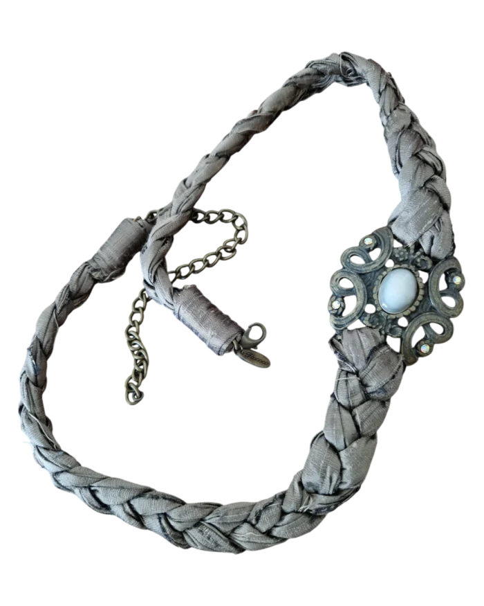 Ζώνη υφασμάτινη Rococo boho - Image 2