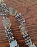 Ζώνη απο μέταλλο και πλαστικό Galileo vintage - Image 2