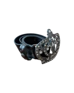 Ζώνη δερμάτινη με “κορώνα” αγκράφα - Image 3