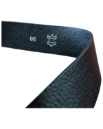 Ζώνη δερμάτινη με “κορώνα” αγκράφα - Image 4