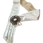 Ζώνη απο δέρμα και ύφασμα boho vintage