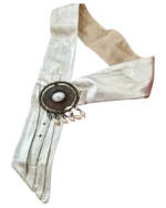 Ζώνη απο δέρμα και ύφασμα boho vintage