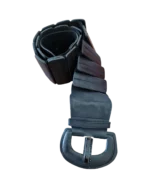 Ζώνη δερμάτινη ελαστική Rococo vintage