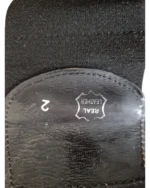 Ζώνη δερμάτινη ελαστική Rococo vintage - Image 4