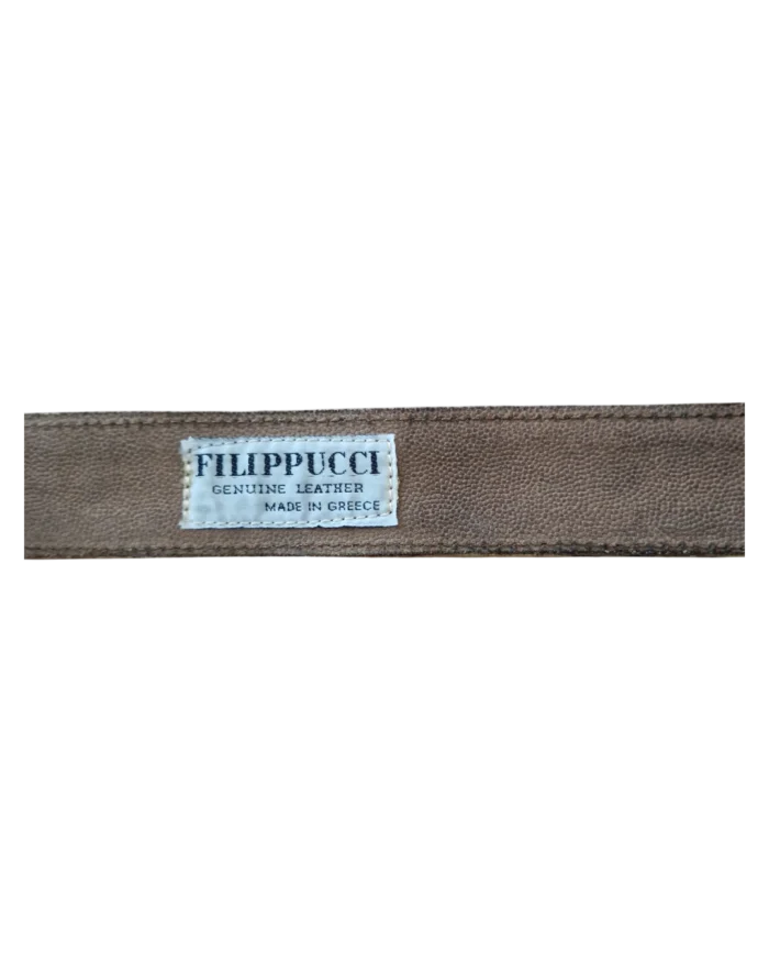 Ζώνη δερμάτινη Filippucci με αγκράφα με πέρλες - Image 4