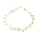 Ζώνη μεταλλική με κρεμαστά τρούκς boho