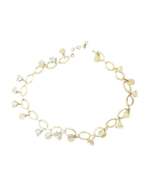 Ζώνη μεταλλική με κρεμαστά τρούκς boho