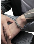 Βραχιόλι αλυσίδα απο ανοξείδωτο ατσάλι unisex - Image 3