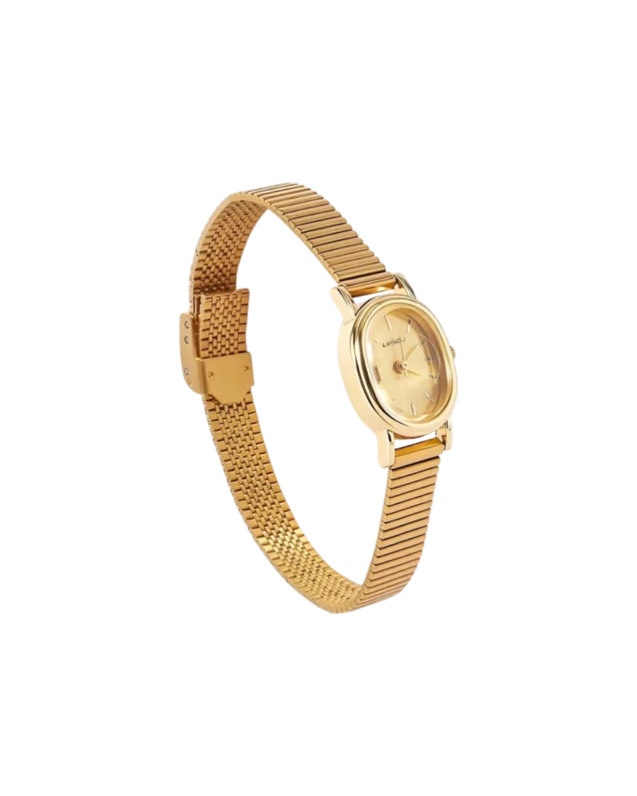 Ρολόι Liandu quartz με χρυσαφί μπρασελέ - Image 2