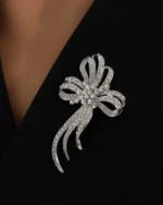 Καρφίτσα στύλ ρετρό με κρύσταλλα - Image 3