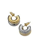 Σκουλαρίκια κρικάκια απο ανοξείδωτο ατσάλι - Image 2