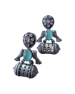 Σκουλαρίκια χειροποίητα ethnic boho Indian - Image 3