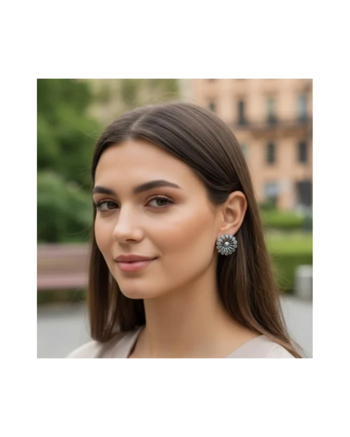Σκουλαρίκια χειροποίητα ethnic boho Indian - Image 4