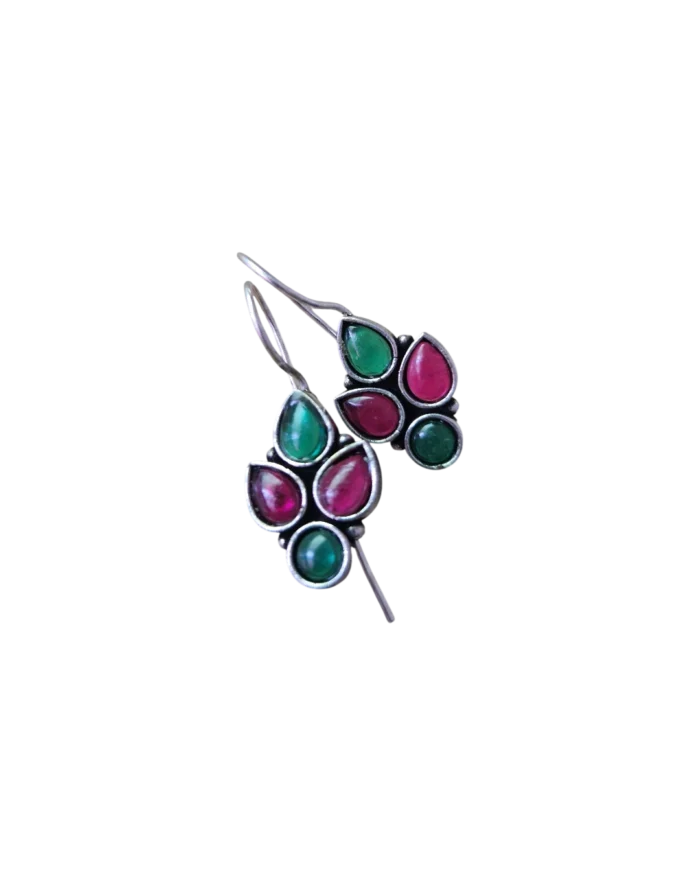 Σκουλαρίκια χειροποίητα ethnic boho Indian - Image 2