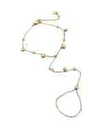 Βραχιόλι-δαχτυλίδι slave bracelet ethnic boho απο ανοξείδωτο ατσάλι