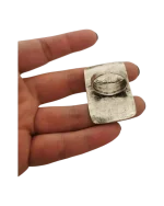 Δαχτυλίδι χειροποίητο επάργυρο boho - Image 4
