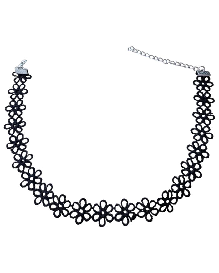 Κολιέ - choker απο δαντέλα - Image 2