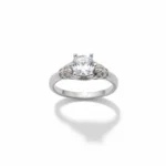 Δαχτυλίδι ασημένιο με ζιρκόν μονόπετρο