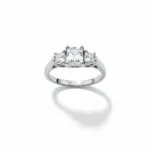 Δαχτυλίδι ασημένιο με ζιρκόν vintage