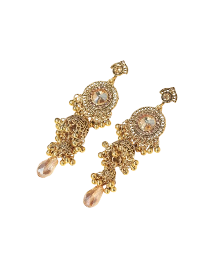 Σκουλαρίκια ethnic boho Indian style - Image 2