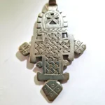 Μενταγιόν σταυρός Ethiopian ethnic vintage